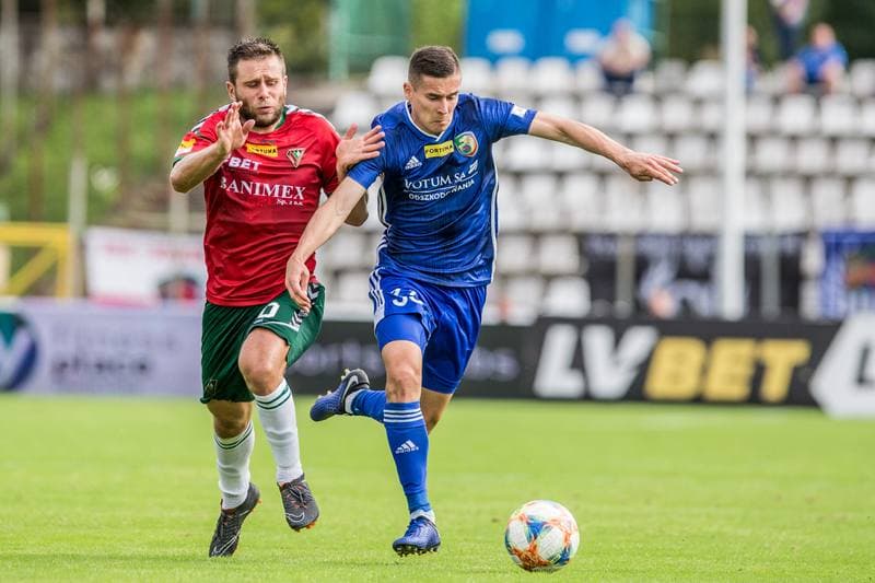 Football. Fortuna I Liga. Zaglebie Sosnowiec - Miedz Legnica. 17.08.2019