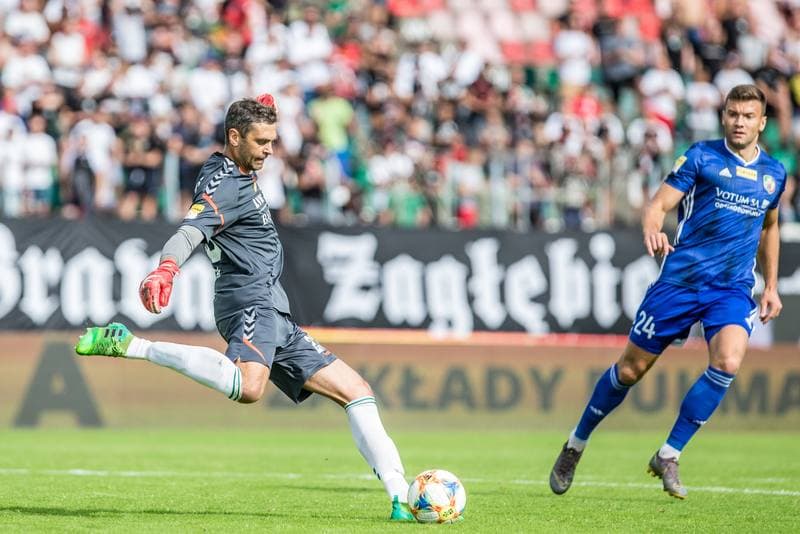 Football. Fortuna I Liga. Zaglebie Sosnowiec - Miedz Legnica. 17.08.2019