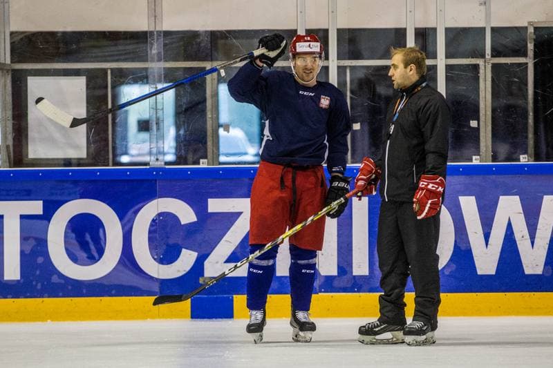 Ice Hockey. Poland national team. Training. 08.11.2019