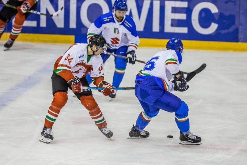 Ice Hockey. Euro Ice Hockey Challenge. Italy - Hungary. 08.11.2019