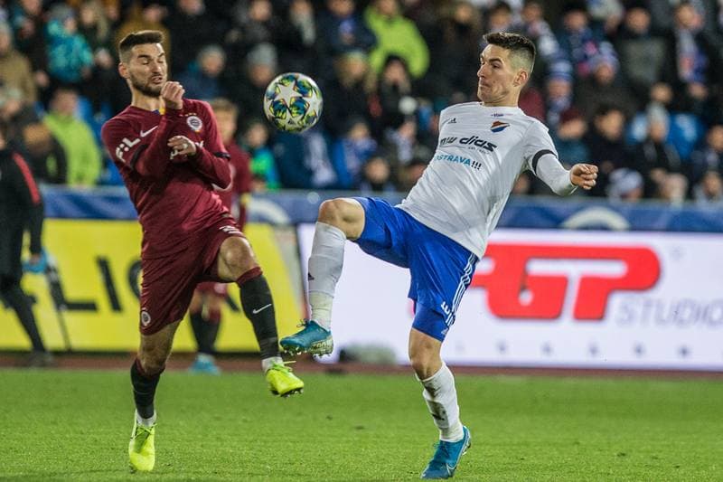 Football. Fortuna:Liga. Banik Ostrava - Sparta Prague. 14.12.2019