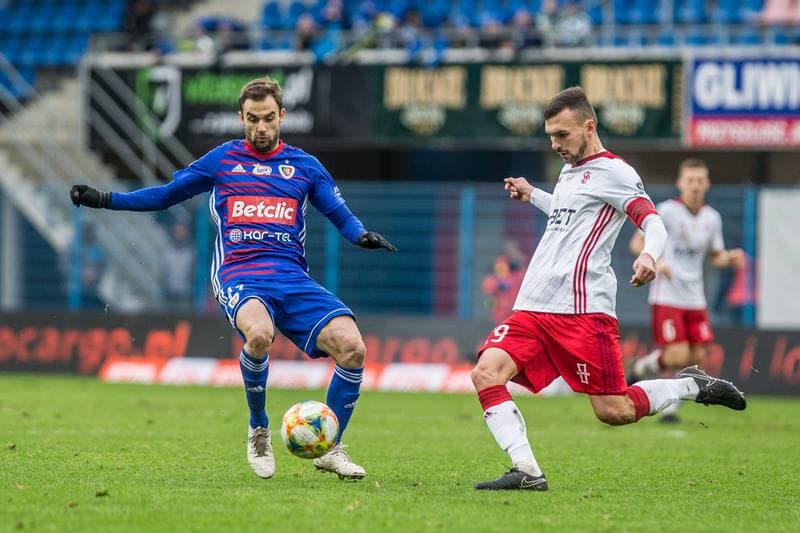 Football. PKO BP Ekstraklasa. Piast Gliwice - LKS Lodz. 15.12.2019
