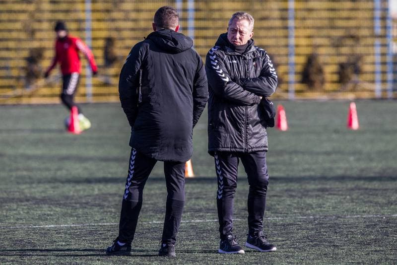 Football. GKS Tychy. Training. 15.01.2020
