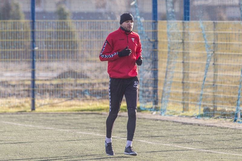 Football. GKS Tychy. Training. 15.01.2020