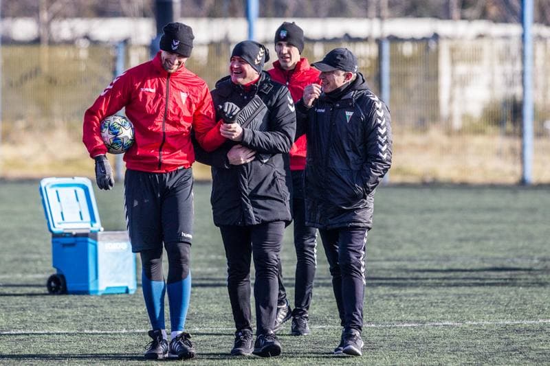 Football. GKS Tychy. Training. 15.01.2020