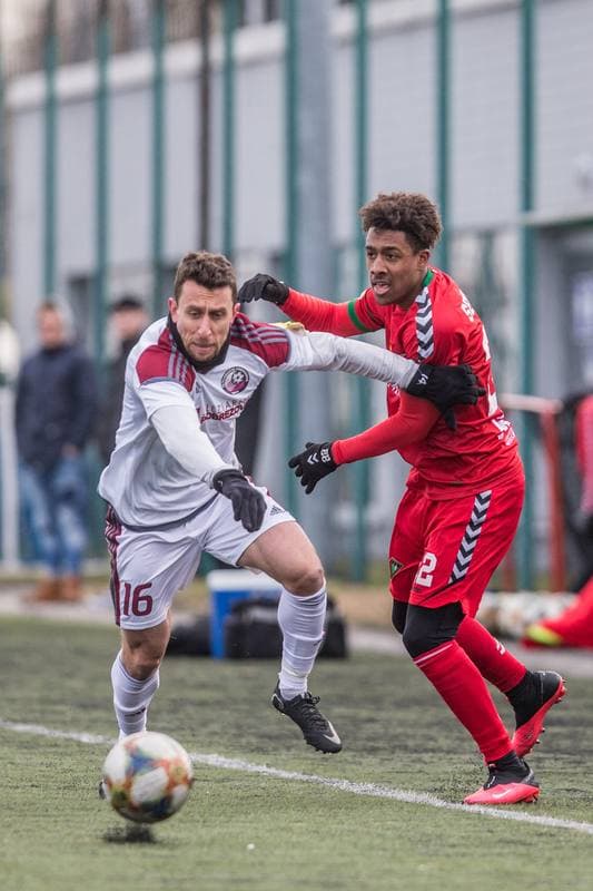 Football. Sparing. Zaglebie Sosnowiec - FK Zeleziarne Podbrezova. 29.01.2020