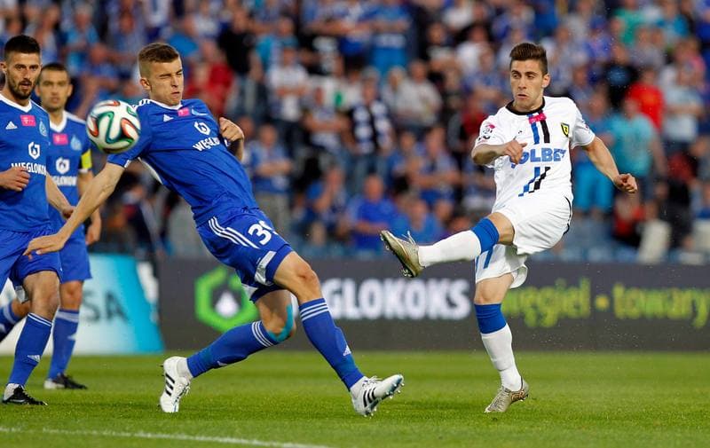 Football. T-Mobile Ekstraklasa. Ruch Chorzow - Zawisza Bydgoszcz. 05.06.2015
