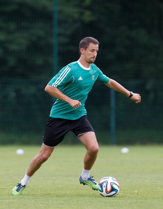 Football. GKS Katowice. Training. 28.05.2015