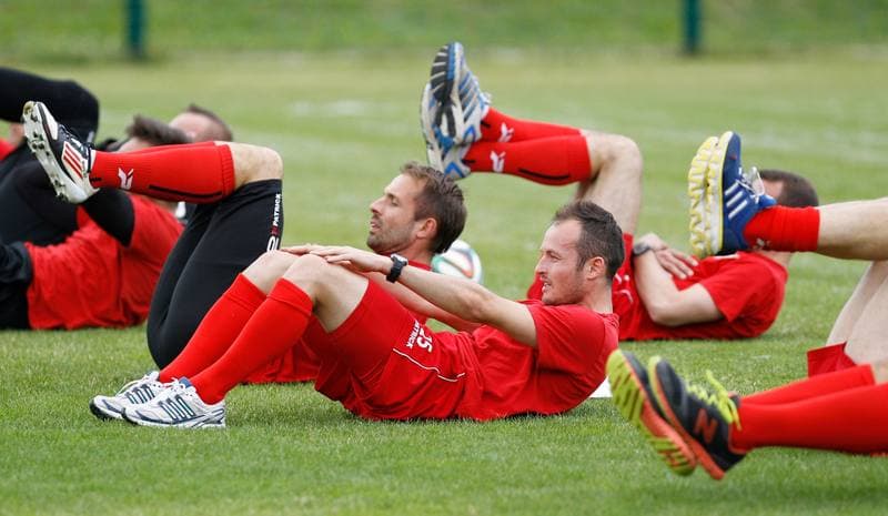 Football. Zaglebie Sosnowiec. Training. 25.06.2015