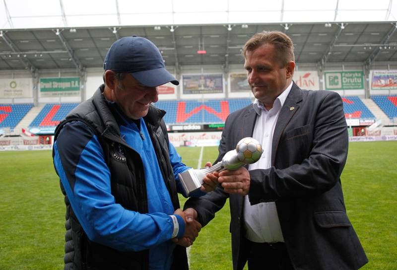 Football. Piast Gliwice. Press Conference. 28.06.2015