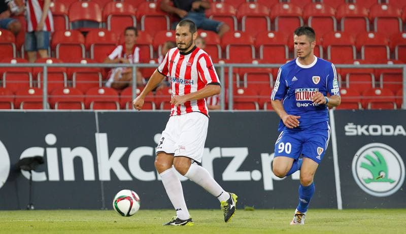 Football. T-Mobile Ekstraklasa. Cracovia Krakow - Piast Gliwice. 13.03.2015