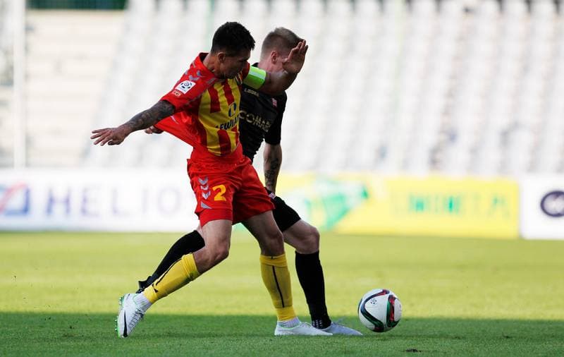 Football. PKO BP Ekstraklasa. Korona Kielce - Cracovia Krakow. 14.08.2015