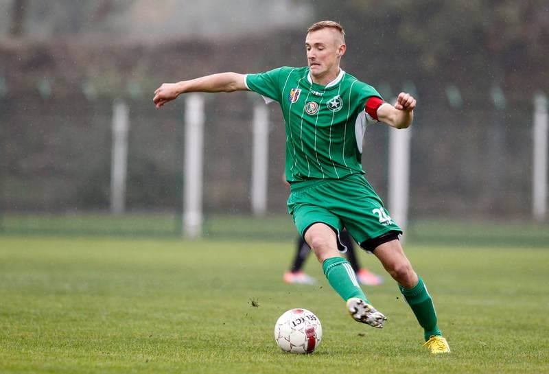 Football. III Liga Opolsko Slaska. Grunwald Ruda Slaska - Szombierki Bytom. 09.05.2015