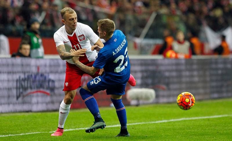 Football. International Friendly. Poland - Iceland. 13.11.2015