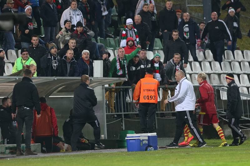 Football. I Liga. Zaglebie Sosnowiec - Chojniczanka Chojnice. 19.11.2016