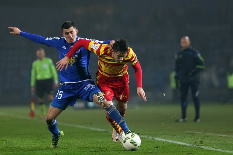 Football. Lotto Ekstraklasa. Ruch Chorzow - Jagiellonia Bialystok. 26.11.2016