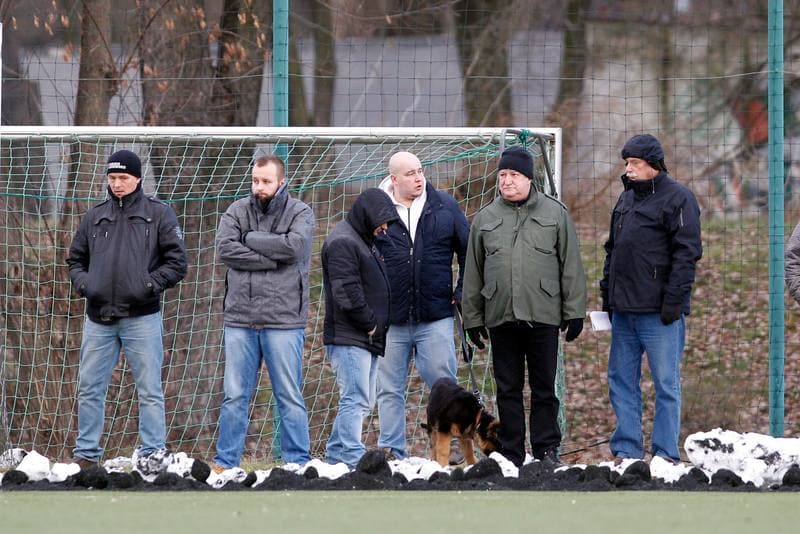 Football. Sparing. Zaglebie Sosnowiec - Polonia Bytom. 03.12.2016