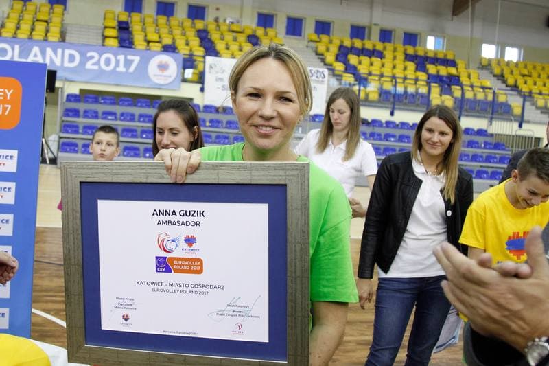 Volleyball. European Championship. Promotional Action. 05.12.2016