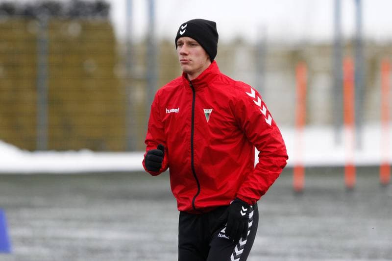 Football. GKS Tychy. Training. 06.01.2017