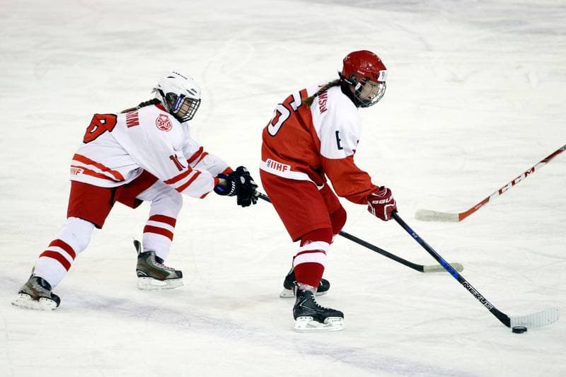 Ice Hockey. U18 Women's World Championship. Poland - Denmark. 08.01.2017