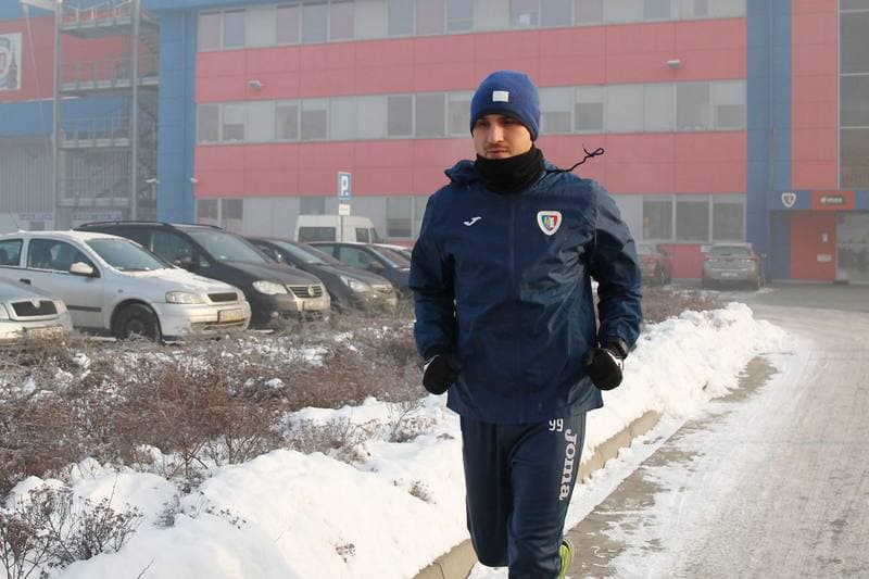 Football. Piast Gliwice. Training. 09.01.2017