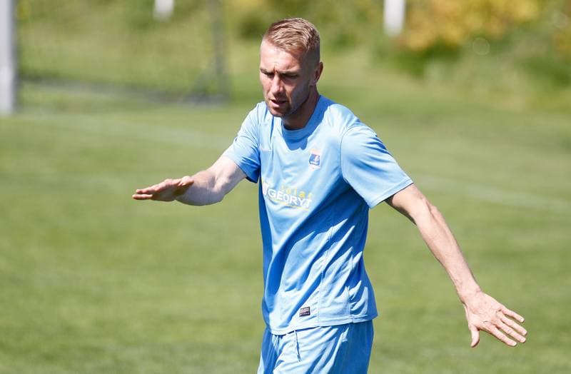 Football. Termalica Bruk-Bet Nieciecza. Training. 03.07.2015