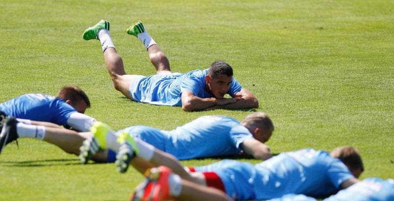 Football. Termalica Bruk-Bet Nieciecza. Training. 03.07.2015