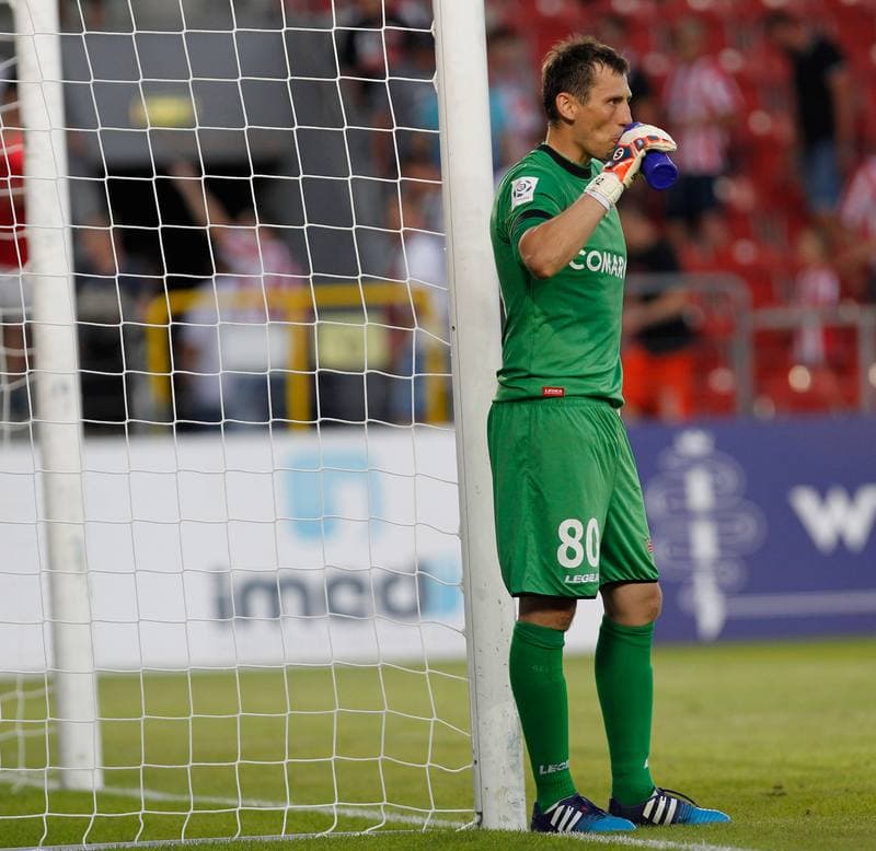 Football. T-Mobile Ekstraklasa. Cracovia Krakow - Piast Gliwice. 13.03.2015