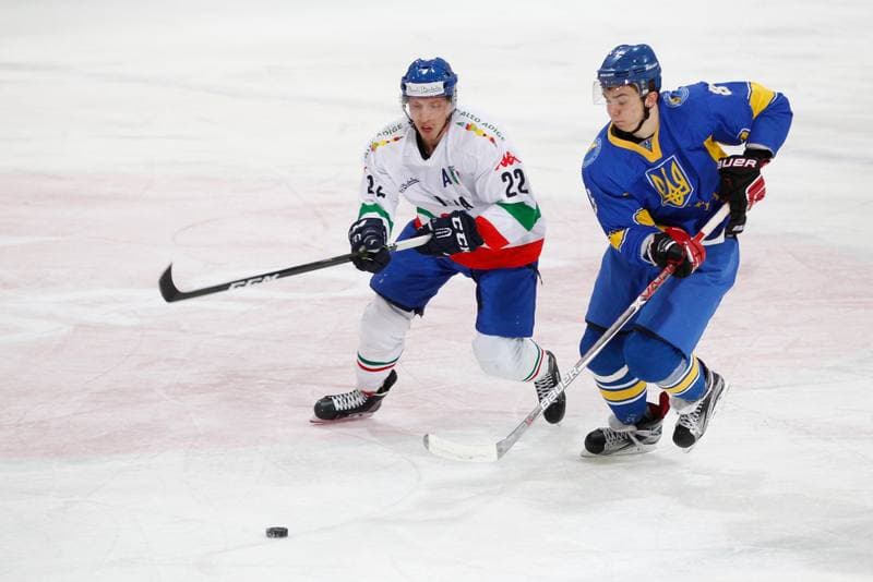 Ice Hockey. Euro Ice Hockey Challenge. Italy - Ukraine. 09.02.2017