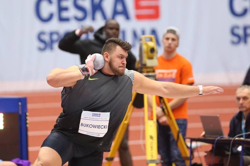 Athletics. Czech Indoor Gala 2017. Shot Put. 14.02.2017
