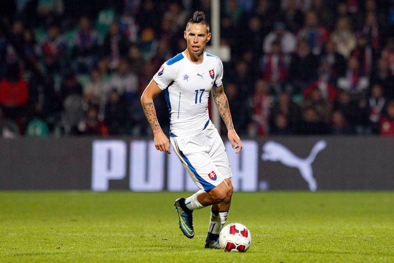 Football. UEFA Euro Qualifiers. Slovakia - Belarus. 09.10.2015
