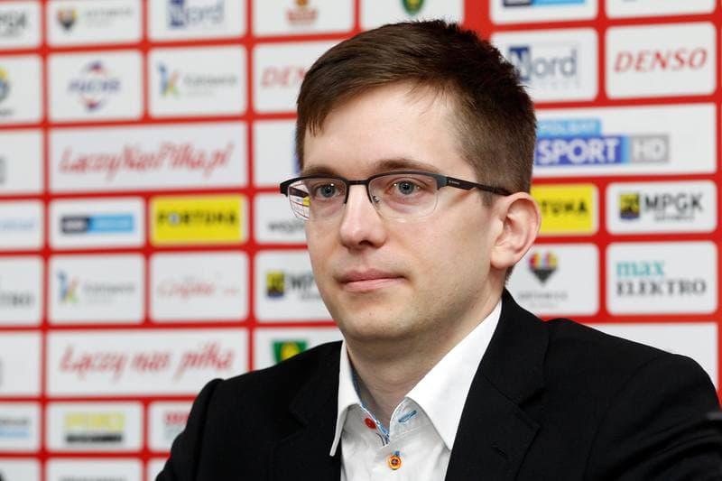 Football. GKS Katowice. Press Conference. 01.03.2017