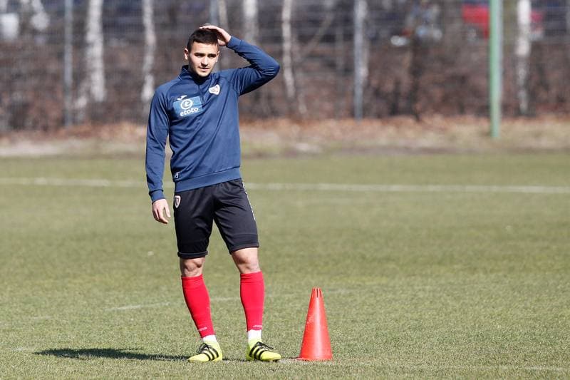Football. Piast Gliwice. Training. 08.03.2017
