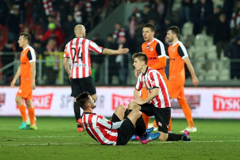 Football. Lotto Ekstraklasa. Cracovia Krakow - Zaglebie Lubin. 13.03.2017