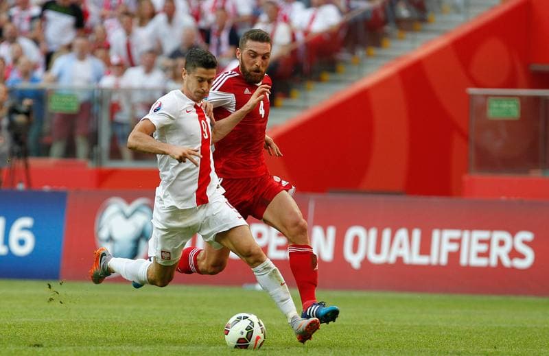 Football. UEFA Euro 2016 Qualifiers. Poland - Georgia. 13.06.2015