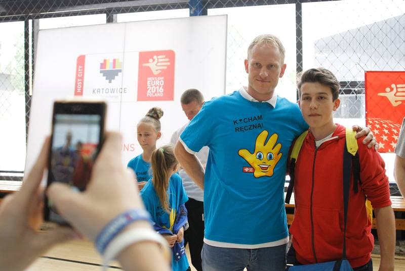 Handball. Poland national team. Training. 17.06.2015