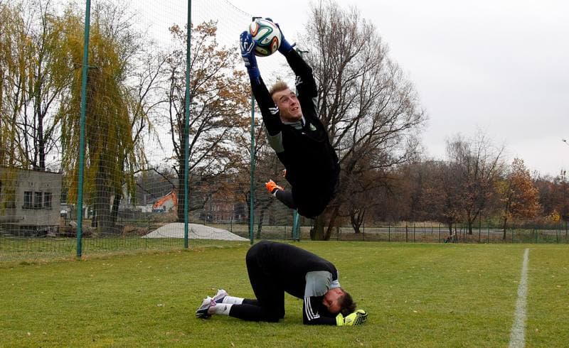 Football. GKS Katowice. Training. 28.05.2015