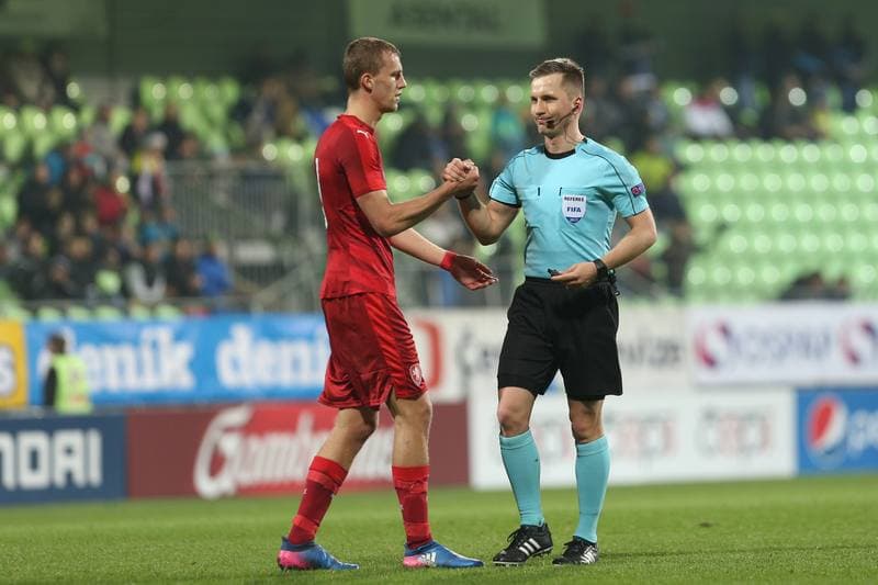 Football. International Friendly Match. Czech Republic U21 - Slovakia U21. 24.03.2017