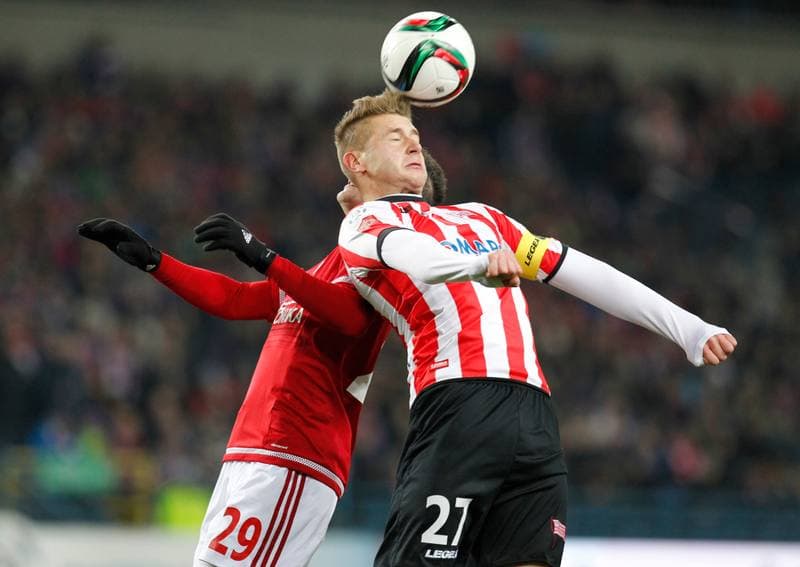 Football. PKO BP Ekstraklasa. Wisla Krakow - Cracovia Krakow. 29.11.2015