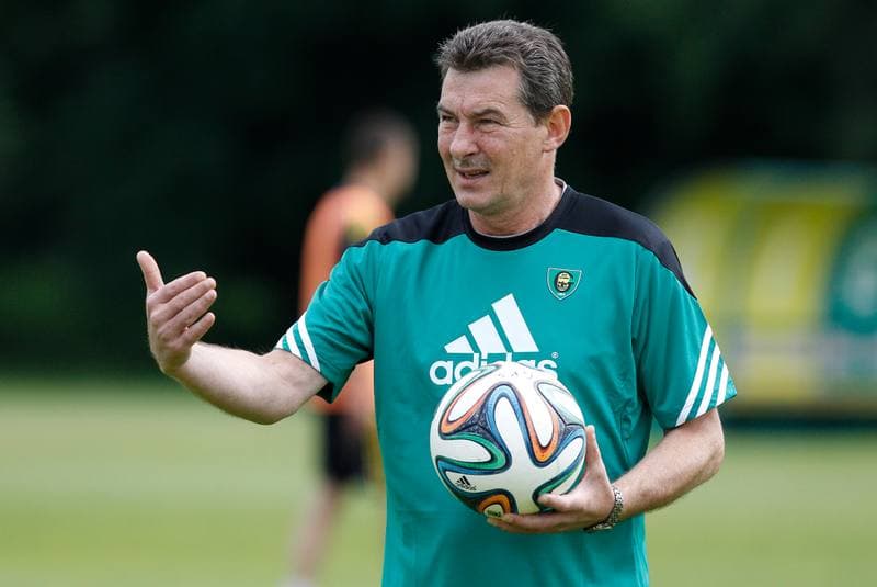 Football. GKS Katowice. Training. 28.05.2015