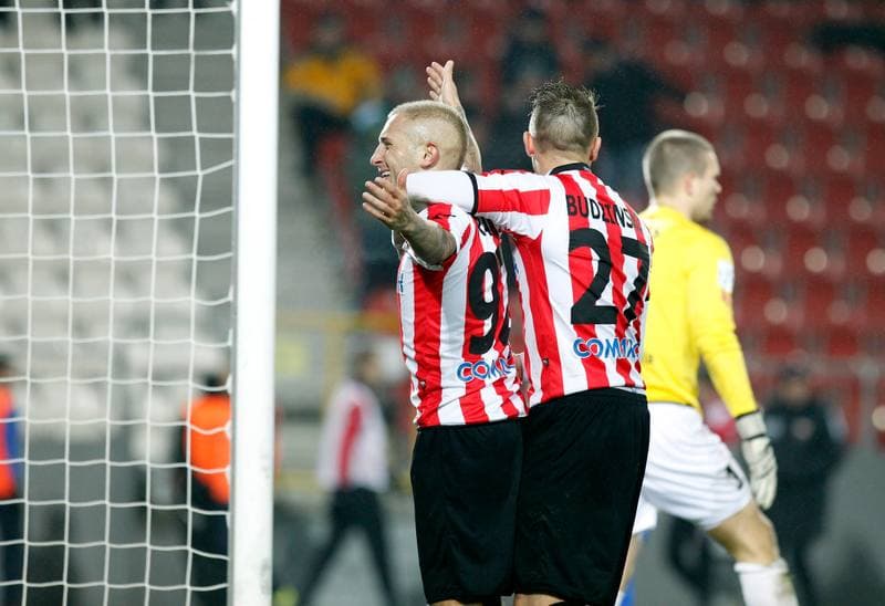 Football. PKO BP Ekstraklasa. Cracovia Krakow - Podbeskidzie Bielsko Biala. 02.12.2015