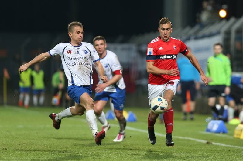 Football. Nice I Liga. MKS Kluczbork - Gornik Zabrze. 01.04.2017