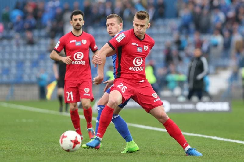 Football. Lotto Ekstraklasa. Ruch Chorzow - Piast Gliwice. 03.04.2017