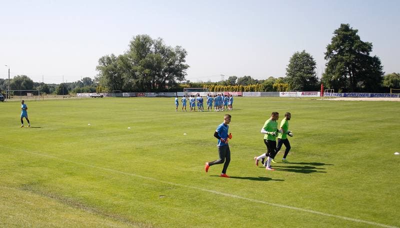 Football. Termalica Bruk-Bet Nieciecza. Training. 03.07.2015