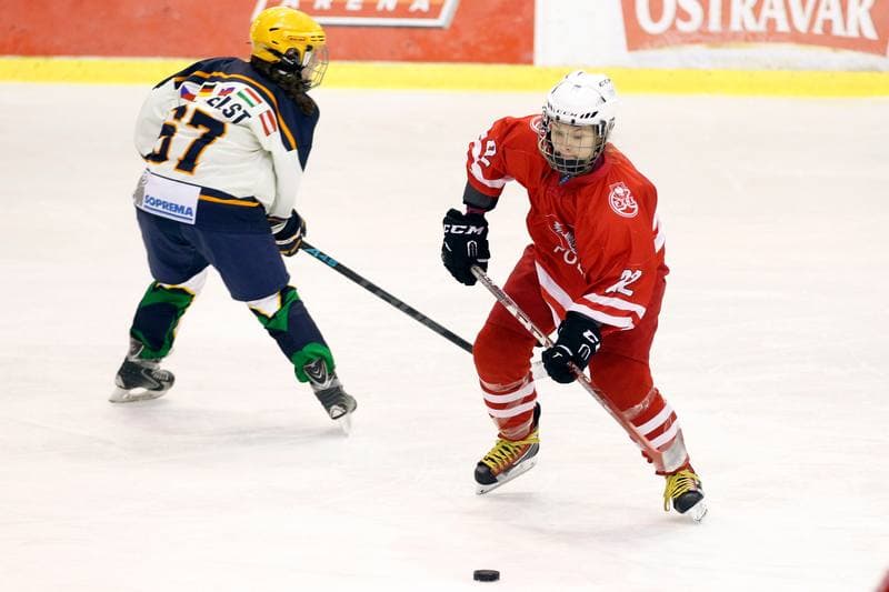 Ice Hockey. Women's Friendly Match. Poland - Ontario. 04.04.2017