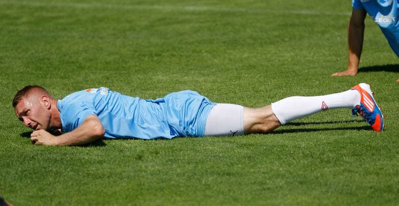 Football. Termalica Bruk-Bet Nieciecza. Training. 03.07.2015