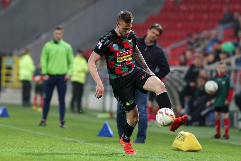 Football. Nice I Liga. GKS Tychy - Sandecja Nowy Sacz. 05.04.2017