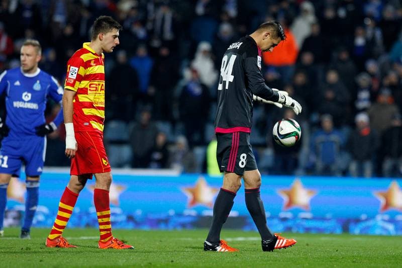 Football. T-Mobile Ekstraklasa. Ruch Chorzow - Jagiellonia Bialystok. 09.11.2014