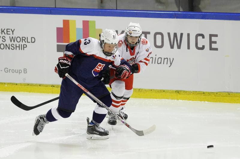 Ice Hockey. Women's World Championship. Poland - Slovakia. 08.04.2017