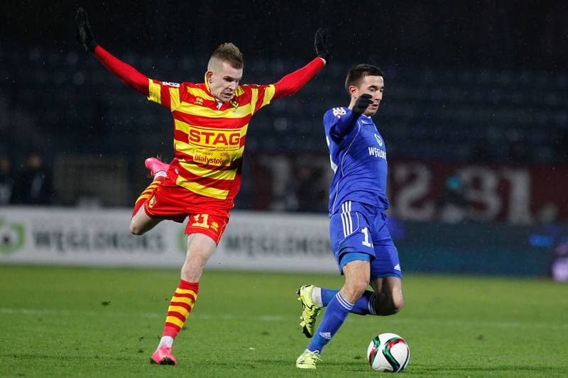 Football. T-Mobile Ekstraklasa. Ruch Chorzow - Jagiellonia Bialystok. 09.11.2014